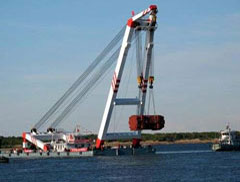 青島淳遠(yuǎn)物流順利完成大型發(fā)電機（HL1600GF）海運操作